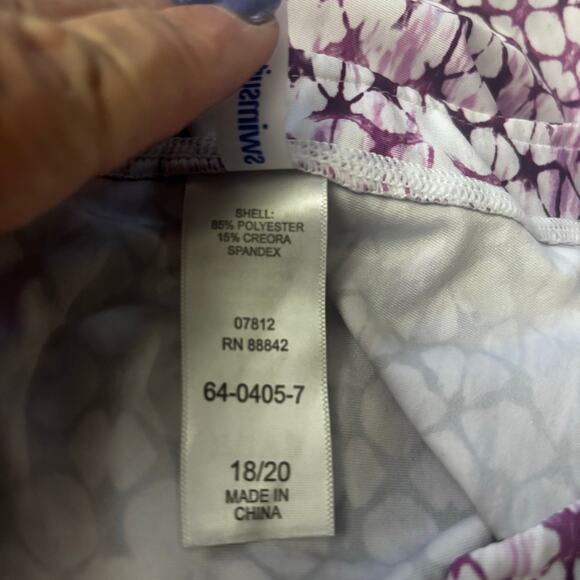 Swimsuits For All Cover Up Dress Buttery Soft 18/20 V-neck Beachy Poolside - Picture 6 of 11